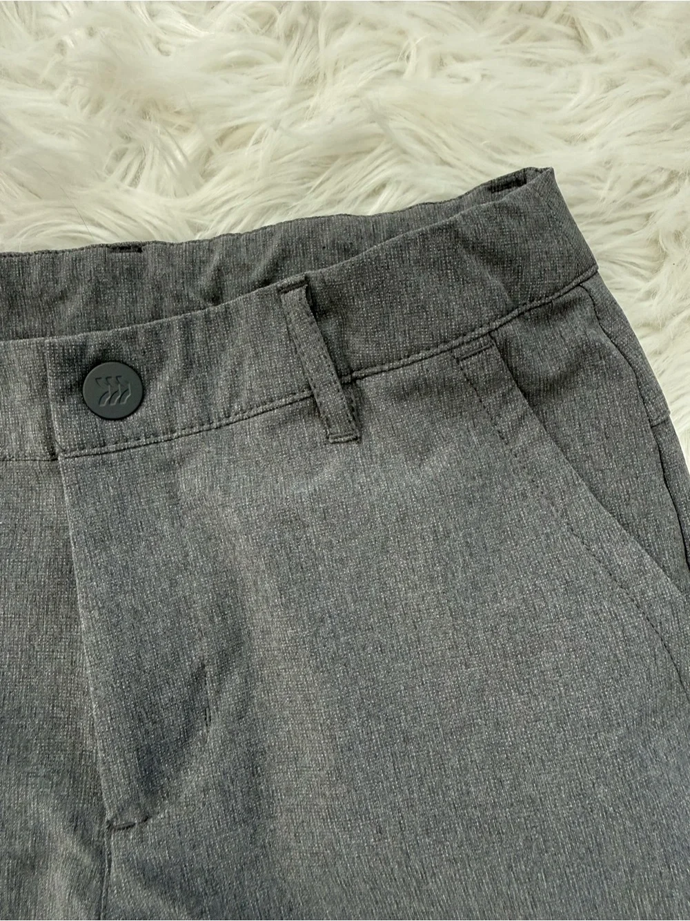 Boys All In Motion Gray Bermuda Shorts